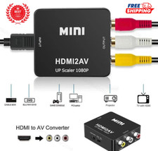 HDMI To RCA AV Adapter Converter Cable CVBS 3RCA 1080P Composite Video Audio