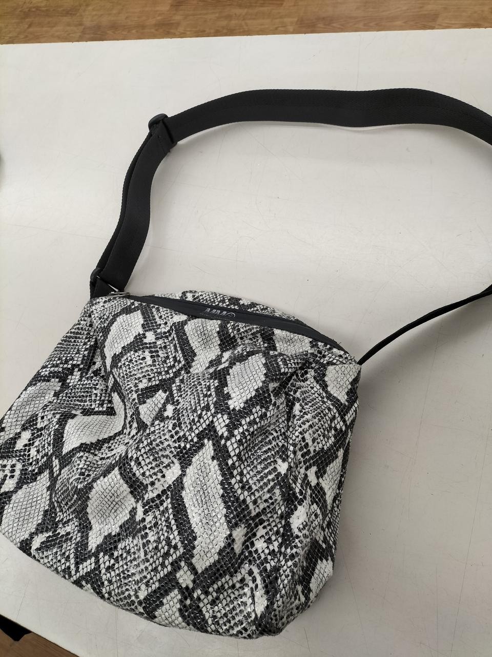Mm6 Python Pattern Shoulder Bag - image 1