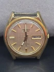 Seiko Automatic Day Date 36mm Gold Date/Day Dial Mens Watch 7006-7079