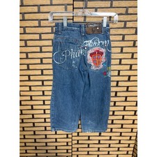 Phat Farm Embroidered Jeans Size 5