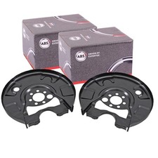 2X ABS SPRITZBLECHE 226mm BREMSSCHEIBEN HINTEN LINKS RECHTS PASSEND FÜR VW GOLF