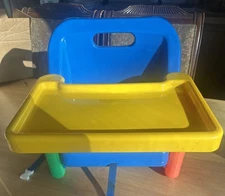 VTG Safety 1st Travel On The Go Fold Up Space Saver Booster Seat Chair Tray