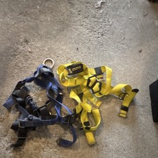 WEB DEVICES, FSP, VLine Safety Harnesses Yellow Blue Fall Arrest System