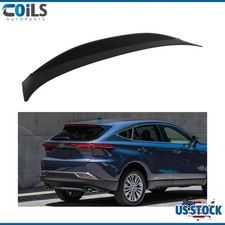 Trunk Roof Spoiler Wing Fits 2021-2022 Toyota Venza Paintable Abs Plastic New
