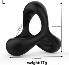 3In1 Enhancer Delay Ejaculation for Male Reuse Ball-Scrotum-Stretcher-Ring-Penis