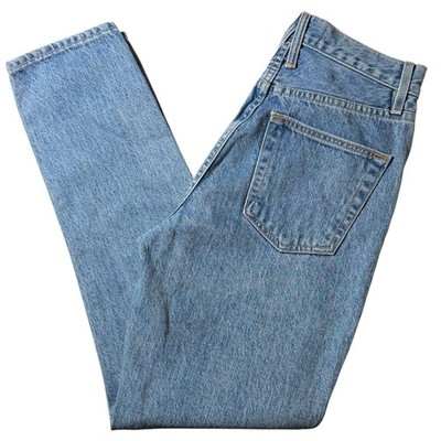 SLVRLAKE Beatnik Ankle Jeans 25 Pacific Wash High Rise Straight 100% Cotton USA