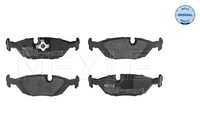 Bremsbelagsatz Hinterachse FÜR BMW 3 (E30), BMW 5 (E28) - Meyle 025 206 7516