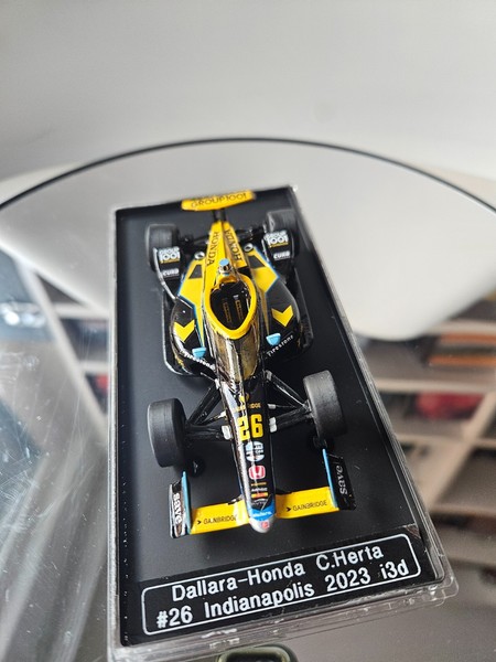 1/43 3d Dallara-Honda DW Colton Herta Indianápolis 2023. Artesanal.