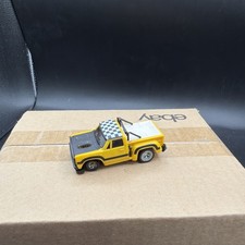 Ideal TCR Yellow Black Pickup Slotless HO Scale Slot 1977