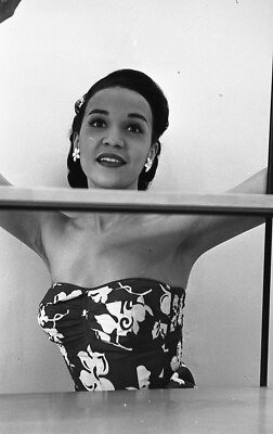 1950s Doris Nieh negative, sexy pin-up girl Loma Duke, exotic