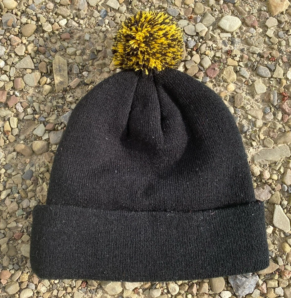 Boné Vancouver Canucks NHL Zephyr Graf-X algemado gorro pom preto tamanho único - Imagem 4 de 4