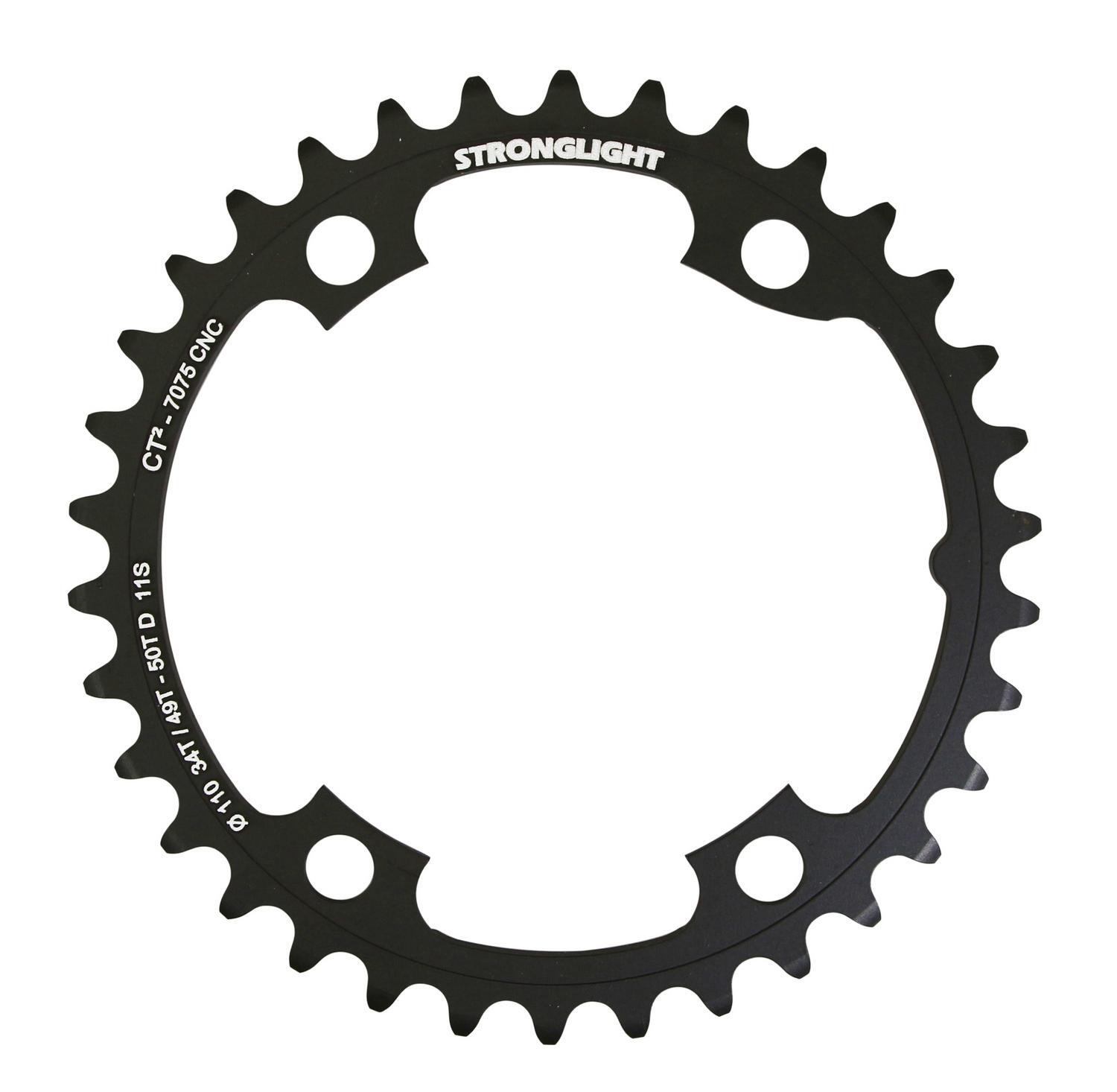 Plateau Route 4b 34dts Stronglight : Améliorez vos Ascensions sur Transmission R8000