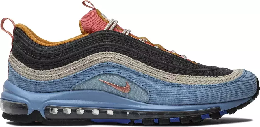 nike 97 grey and orange