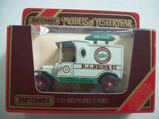 Matchbox Y-12 1912 Model T Ford Van H J Heinz Co Livery Brand New In Box