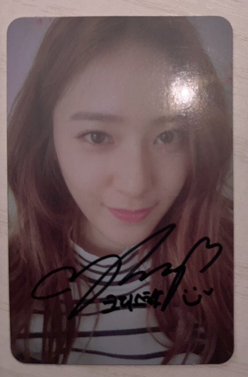 F(x) Krystal 4walls Autographed Signed Photo card PC FX | eBay