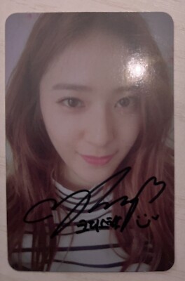 F(x) Krystal 4walls Autographed Signed Photo card PC FX | eBay