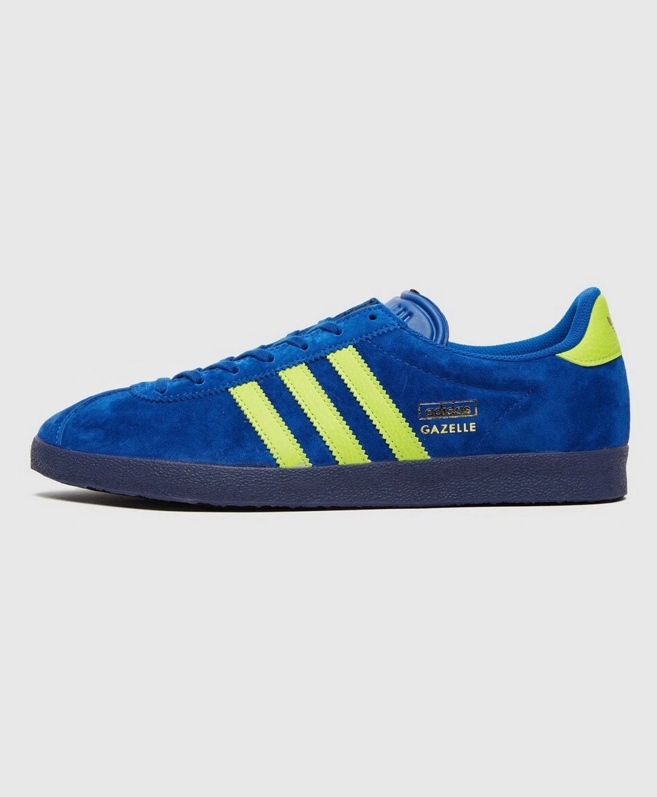 Adidas gazelle bleu et cheap or