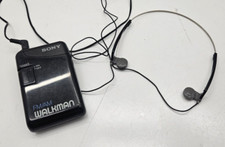 Vintage Sony Walkman SRF-29 AM/FM Radio w/ Belt Clip  MDR-W10 Headphones
