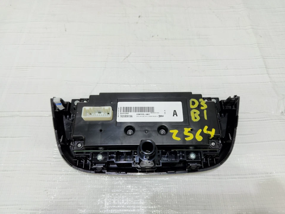 Mitsubishi Mirage 2020 2021 calefacción aire acondicionado control de temperatura OEM 7820B301XA Foto 4 de 4