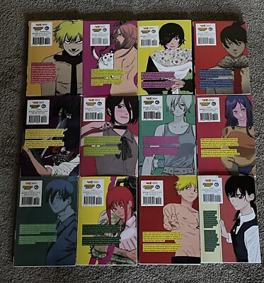 チェンソーマン 英語版 全巻 Chainsaw Man Full 1-12 Chainsaw Man Vol 1-12 English Manga Set Tatsuki Fujimoto | eBay
