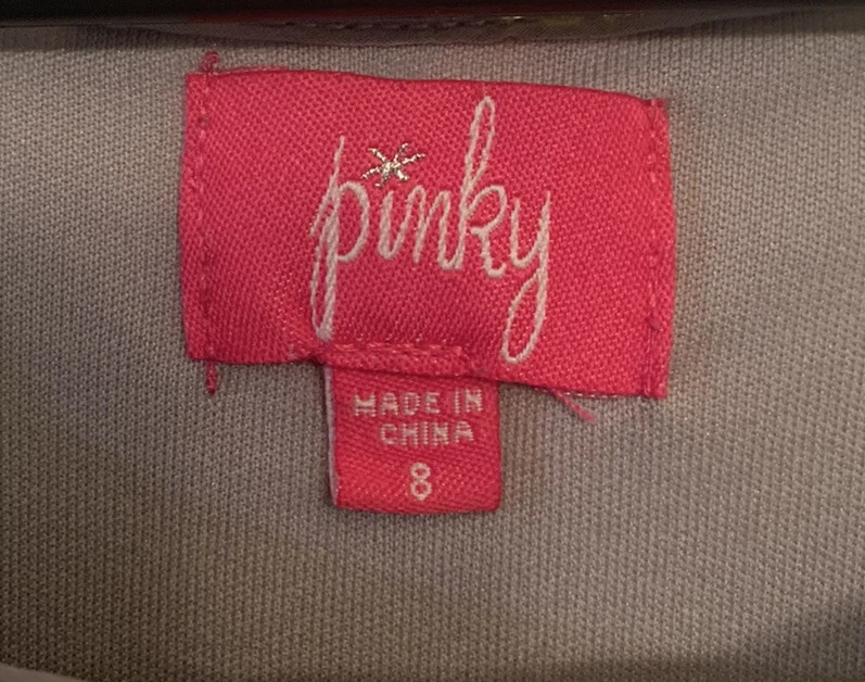 PINKY платье девочек Sz 8 с короткими рукавами летнее платье - Изображение 3 из 3