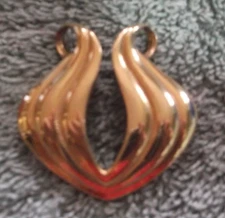 Vintage Sarah Signed Goldtone Slide Pendant