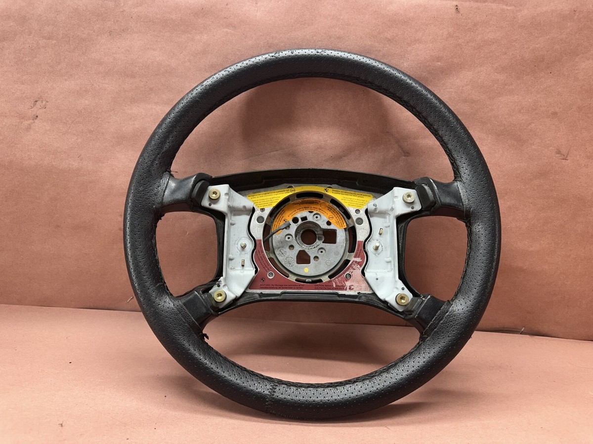  E34 純正 ステアリング ハンドル 本体 BMW E34 535I 525I 530I 540I E32 735I 740I Leather Steering Wheel