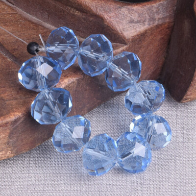 5Pcs Gold Champange 26mm Rectangle Crystal DIY Spacer Beads Jewelry Findings B E - Foto 5