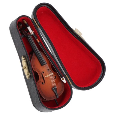 Miniature Violoncello Model Miniature Violoncello Set Christmas Sock Stuffing