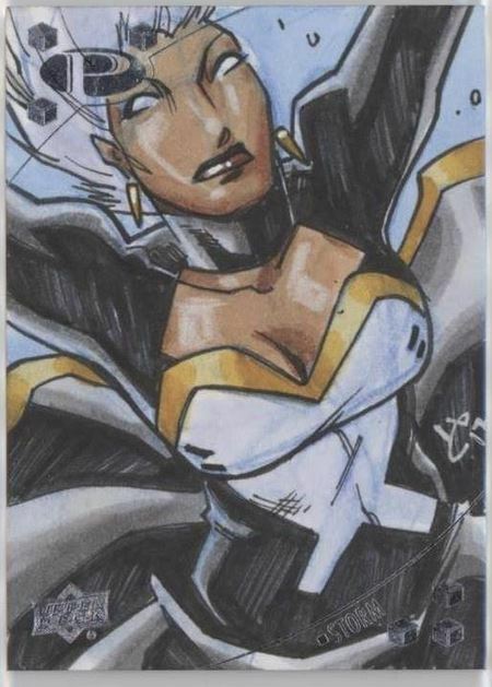 2017 Marvel Premier Sketch Card Storm Edge | eBay