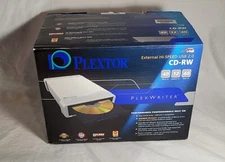 Plextor PlexWriter 40/12/40U PX-W4012TU CD-RW Drive USB External Complete In Box