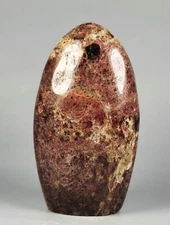 Natural Red GARNET Crystal Polished Standup Display Freeform - Madagascar