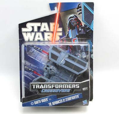 Star Wars Darth Vader to TIE Starfighter Transformers Crossovers Figure 2010