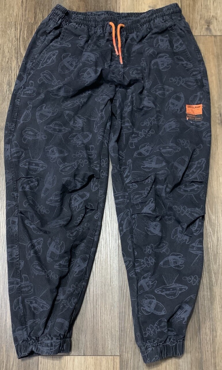AlanBalen UFO Rocket Print Jogger Sweatpants Mens 2XL