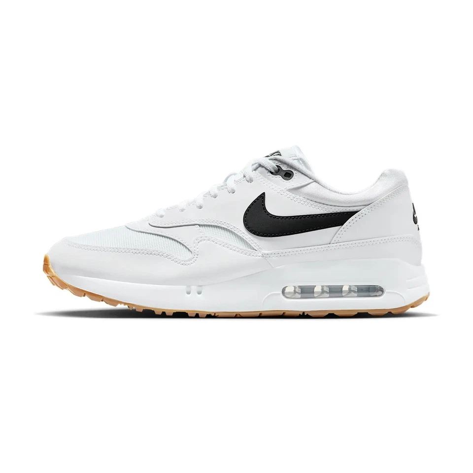 Nike Mens Air Max 1 '86 OG White/Black Golf Shoes, FN0697 - Image 3 of 4