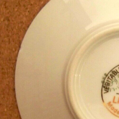 Limoges Demitasse Tasse & Untertasse Minstrel & Lady Rot & Gold Porzellan um 43728 - Bild 14 von 15
