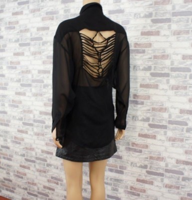 MARA HOFFMAN EXTRAVAGANTE DAMEN SEIDE FEST PARTY BLUSE SCHWARZ  XS 