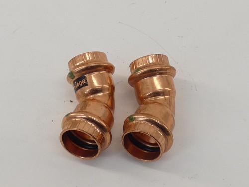 *Lot of 2* Viega 3/4" x 3/4" Propress Copper 45 Degree Elbow - NEW Surplus!