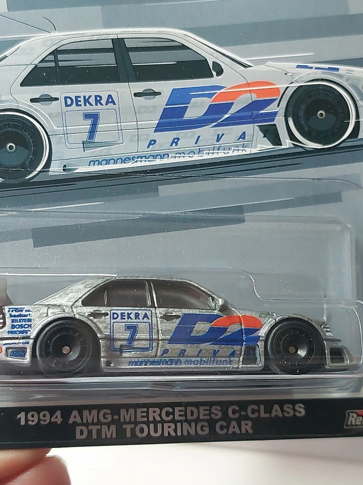 hot wheels 1/64 🇨🇵 Deutchland Design amg Mercedes Benz c-class DTM touring #5 - Photo 3/4