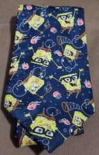 SpongeBob Nickelodeon Viacom International Neck Tie - 57  x4  