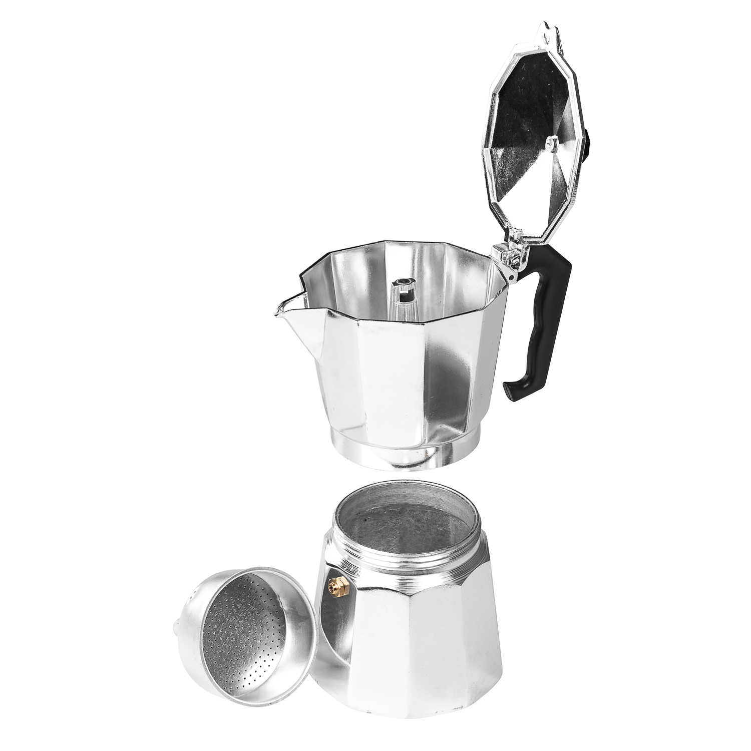 Stovestop Espresso Maker - 6 Cup Aluminum Stove Top Percolator Moka Express