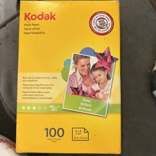 New Kodak Premium Photo Paper 4 x 6 Gloss Finish - 100 sheets. One Box SEALED