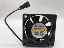 Y.S.TECH FD246025EB 6025 DC24V 0.21A 6CM 2-pin Inverter Cooling Fan
