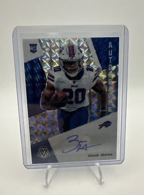 2020 Panini Mosaic Zack Moss Rookie Autograph Mosaic RC auto #RA31 Colts