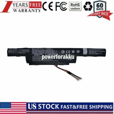 #ad Replacement battery AS16B8J for Acer Aspire F15 F5 573G E5 575G 549D 5600mAh USA $33.05