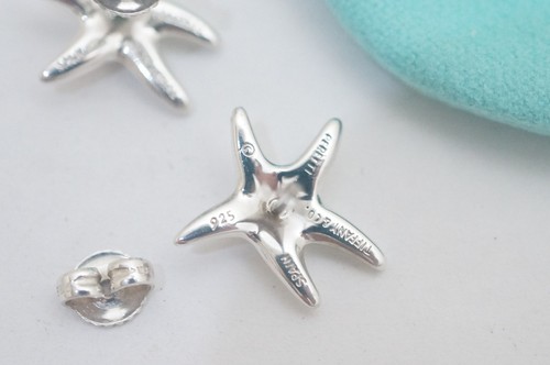 Tiffany & Co. Sterling Silver Elsa Peretti Starfish Stud Earrings - Picture 5 of 6