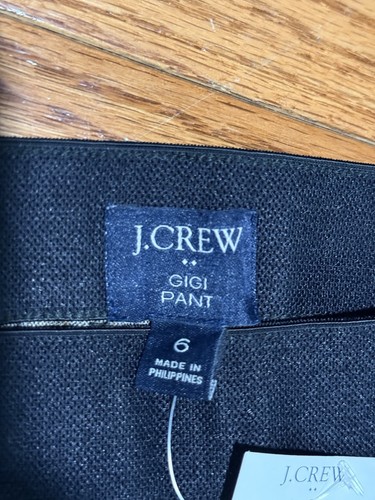 J.Crew Damen Gigi Hose seitlicher Reißverschluss Glen Plaid Größe 6 BA793 - Bild 5 von 9