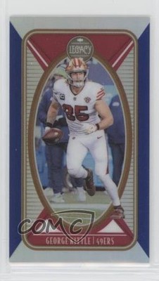 2022 Panini Legacy Premium Edition Mini Sapphire 2/20 George Kittle #89 n0c