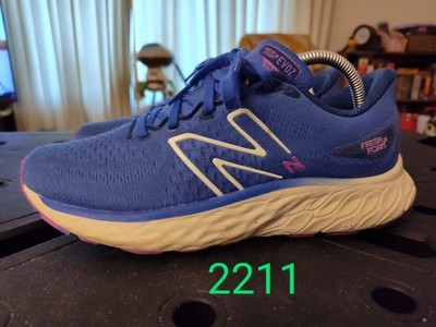 #2111 Size 9.5 New Balance Fresh Foam X EVOZ v3 Marine Blue Cosmic Rose W