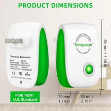 Plug-In Energy Saver (2/4-Pack): Power-Saving Box for Lower Energy Bills